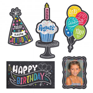 Chalk It Up! Happy Birthday Mini Bulletin Board Set - CTP10890 | Creative Teaching Press | Classroom Theme