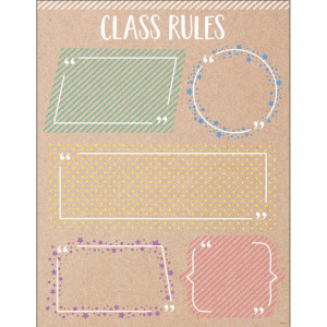 Krafty Pop Class Rules Chart - CTP10896 | Creative Teaching Press | Classroom Theme