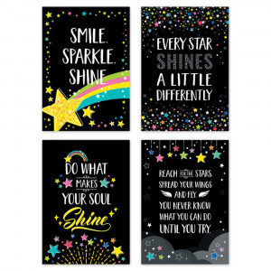 Star Bright Inspire U 4-Poster Pack - CTP10987 | Creative Teaching Press | Motivational