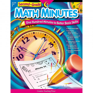 CTP2584 - Second-Gr Math Minutes in Activity Books