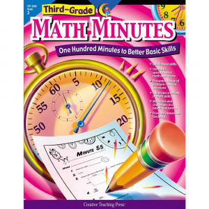 CTP2585 - Third-Gr Math Minutes in Activity Books
