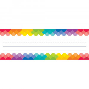 CTP4401 - Rainbow Scallops Name Plates in Name Plates