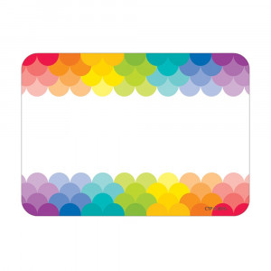 CTP4821 - Painted Palette Rainbow Labels Scallops in Accessories