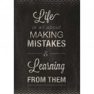CTP6681 - Mistakes Poster in Motivational