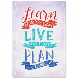 CTP8582 - Learn Live Plan Inspire U Poster in Inspirational