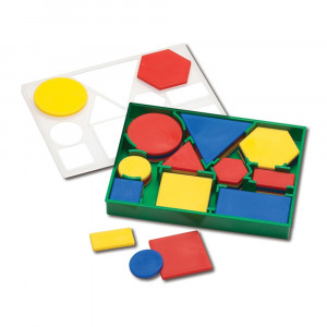 Deluxe Attribute Blocks, Set of 60 - CTU19560 | Learning Advantage | Geometry