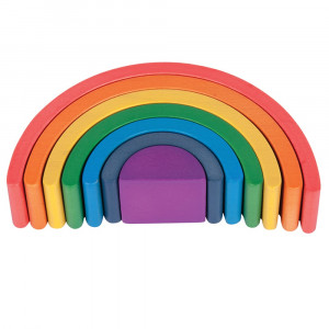 Wooden Rainbow Architect Arches - CTU73412 | Learning Advantage | Blocks & Construction Play