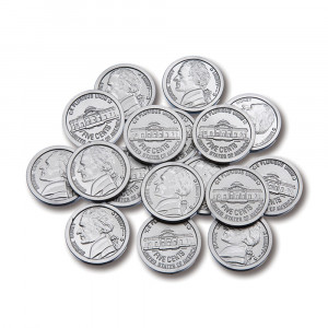 CTU7522 - Plastic Coins 100 Nickels in Money