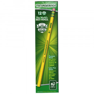 DIX13882 - Ticonderoga Pencil No 2 Soft 1Dz in Pencils & Accessories