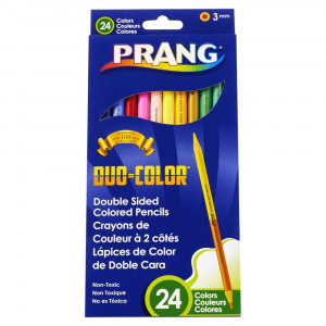 Duo Colored Pencils, 24 Color Set - DIX22112 | Dixon Ticonderoga Company | Colored Pencils
