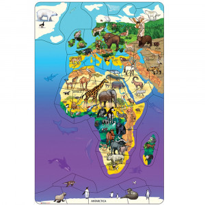 DO-734110 - Wildlife Map Puzzle Eurasia  Africa in Puzzles
