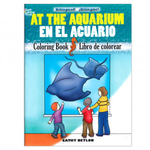At The Aquarium Coloring Book - DP-423749 | Dover Publications | Art Activity Books