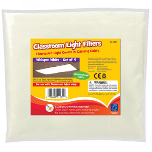 EI-1231 - Classroom Mood Filters 4/Set Whisper White in Accessories
