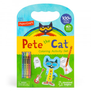 Papercraft Pete the Cat Coloring Activity Set - EI-1570 | Learning Resources | Art & Craft Kits