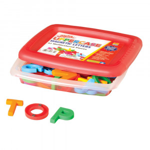 EI-1630 - Alphamagnets Uppercase 42 Pcs Multicolored in Magnetic Letters