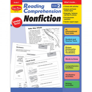 Reading Comprehension: Nonfiction, Grade 2 - EMC3262 | Evan-Moor | Comprehension