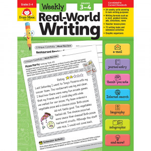 Real World Writing Grades 3-4 - EMC6078 | Evan-Moor | Writing Skills