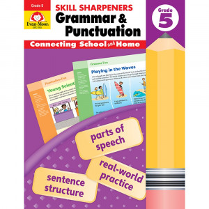 Skill Sharpeners: Grammar & Punctuation Activity Book, Grade 5 - EMC9955 | Evan-Moor | Grammar Skills