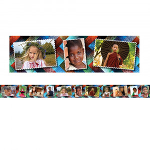 EP-3290 - Multicultural Kids Postcards Photo Border in Border/trimmer