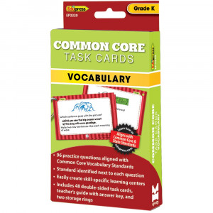 EP-3339 - Gr K Common Core Task Cards Vocabulary in Vocabulary Skills