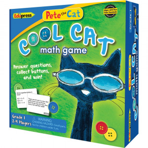 Pete the Cat Cool Cat Math Game (Gr. 1) - EP-63531 | Teacher Created Resources | Games