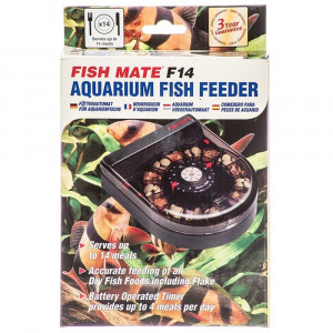 Fish Mate F14 Aquarium Fish Feeder - Up to 14 Medications - EPP-AM00207 | Fish Mate | 2013