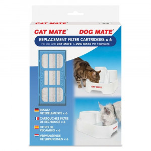 Cat Mate Replacement Filter Cartridge for Pet Fountain - 6 Count - EPP-AM00389 | Cat Mate | 1946