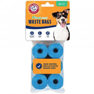Arm and Hammer Dog Waste Refill Bags Fresh Scent Blue - 90 count - EPP-AR71037 | Arm and Hammer | 1997