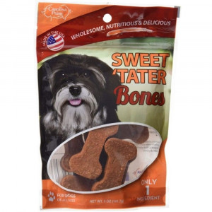 Carolina Prime Sweet Tater Bones Dog Treats - 5 oz - EPP-CRP45270 | Carolina Prime | 1996