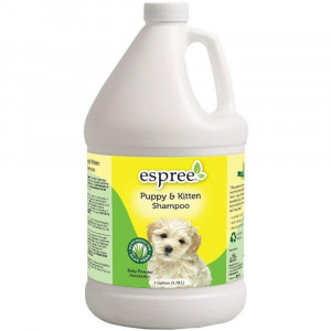 Espree Puppy and Kitten Shampoo with Organic Aloe Vera Baby Powder Fragrance - 1 Gallon - EPP-ESP00096 | Espree | 1988
