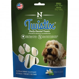 Twistix Wheat Free Dental Dog Treats - Vanilla Mint Flavor - Small - For Dogs 10-30 lbs - (5.5 oz) - EPP-NB20069 | Twistix | 1996