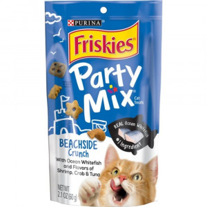 Friskies Party Mix Beachside Crunch Cat Treats - 2.1 oz - EPP-PR57443 | Friskies | 1945