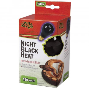 Zilla Night Time Black Light Incandescent Heat Bulb - 150 Watts - EPP-RP67140 | Zilla | 2135