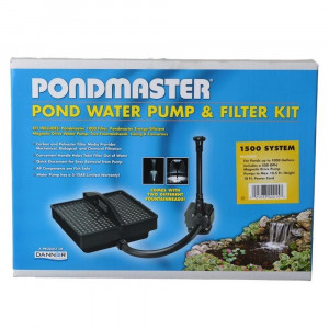 Pondmaster Garden Pond Filter System Kit - Model 1500 - 500 GPH (Up to 1,000 Gallons) - EPP-SU02215 | Pondmaster | 2090
