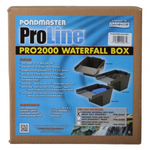 Pondmaster Pro Series Pond Biological Filter & Waterfall - Pro 2000 - (15L x 12"W x 11.25"H) - EPP-SU02467 | Pondmaster | 2109"
