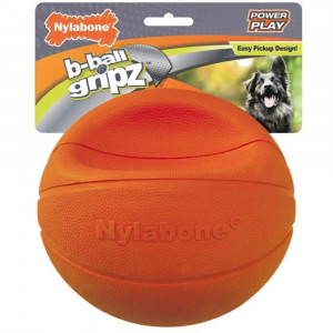 Nylabone Power Play B-Ball Grips Basketball Large 6.5 Dog Toy - 1 count - EPP-U84869 | Nylabone | 1736"
