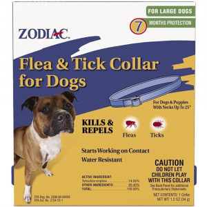 Zodiac Flea & Tick Collar for Large Dogs - 1 Collar - (7 Month Protection) - EPP-Z00130 | Zodiac | 1964