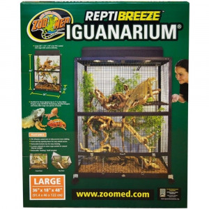 Zoo Med ReptiBreeze IguanArium Habitat - Large - 36L x 18"W x 48"H - EPP-ZM09030 | Zoo Med | 2114"