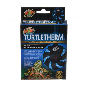Zoo Med Turtletherm Automatic Preset Aquatic Turtle Heater - 50 Watt (Up to 15 Gallons) - EPP-ZM30350 | Zoo Med | 2128