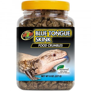 Zoo Med Blue Tongue Skink Food Crumbles - 8 oz - EPP-ZM40026 | Zoo Med | 2124
