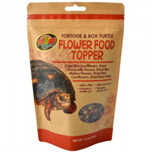 Zoo Med Tortoise & Box Turtle Flower Food Topper - 1.4 oz - EPP-ZM40141 | Zoo Med | 2124