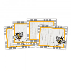 The Hive Self-Adhesive Name Tags, Pack of 40 - EU-650328 | Eureka | Name Tags