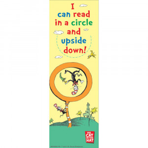 EU-834302 - Dr Seuss I Can Read In A Circle And Upside Down Bookmarks in Bookmarks