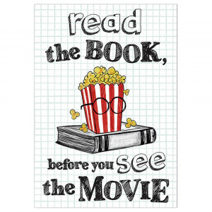 Read the Book Before the Movie Poster, 13 x 19" - EU-837546 | Eureka | Classroom Theme"