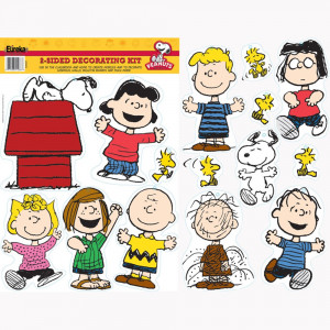 EU-840227 - Peanuts Classic Characters 2 Sided Deco Kit in Two Sided Decorations