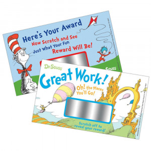EU-844209 - Dr Seuss Scratch Off Rewards in Stickers