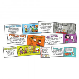 EU-847618 - Peanuts Character Building Mini Bulletin Board Set in Motivational