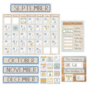 A Close-Knit Class Calendar Set Bulletin Board Set - EU-847788 | Eureka | Calendars