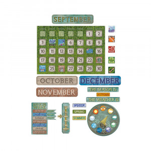 Curiosity Garden Calendar Bulletin Board Set - EU-847816 | Eureka | Calendars