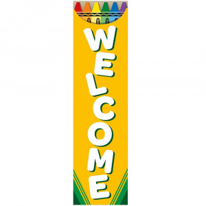 Crayola Welcome Vertical Banner - EU-849345 | Eureka | Banners